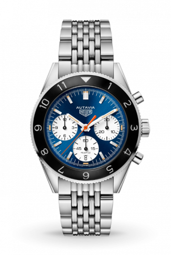 Autavia Heuer 02 Stainless Steel / Watches of Switzerland / Bracelet