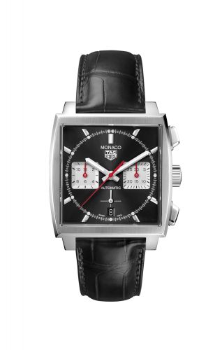 Monaco Calibre Heuer 02 Stainless Steel / Black