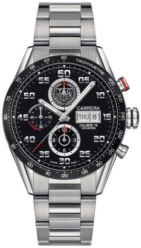 Carrera Calibre 16 Day Date 43 Stainless Steel / Ambassador