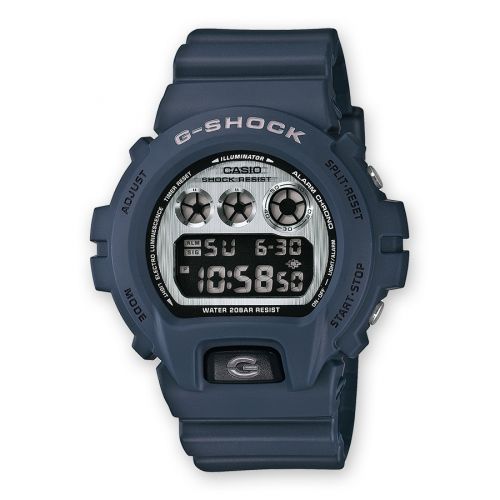 DW-6900HM-2 Navy Blue Brushed Steel