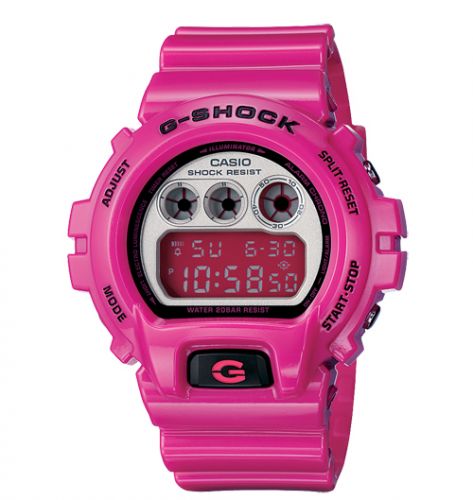 DW-6900CS-4 Pink & Silver