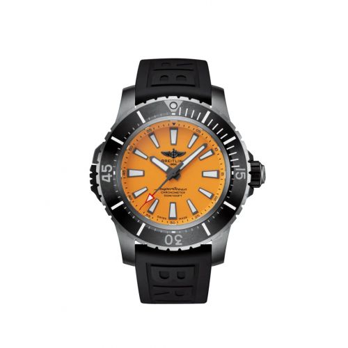 Superocean II 48 Titanium / Yellow / Rubber / Pin