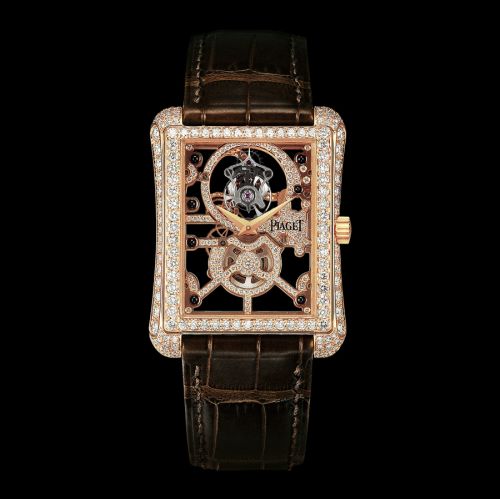 Emperador Tourbillon Skeleton Pink Gold Diamond