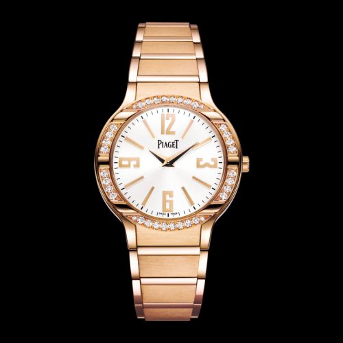 Polo 32 Quartz Pink Gold Diamond