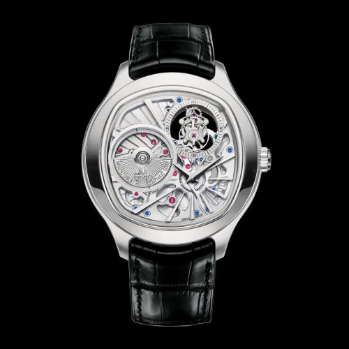 Emperador Coussin Tourbillon White Gold