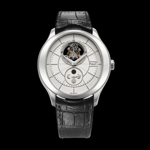 Gouverneur Tourbillon Moonphase White Gold