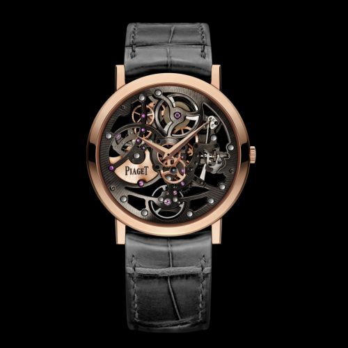 Altiplano Skeleton Pink Gold