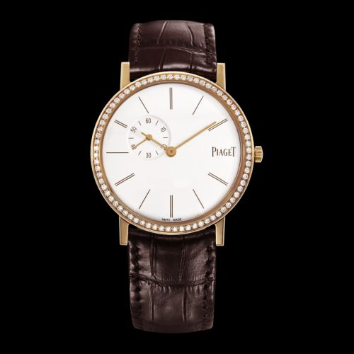 Altiplano Small Seconds 34 Pink Gold Diamond