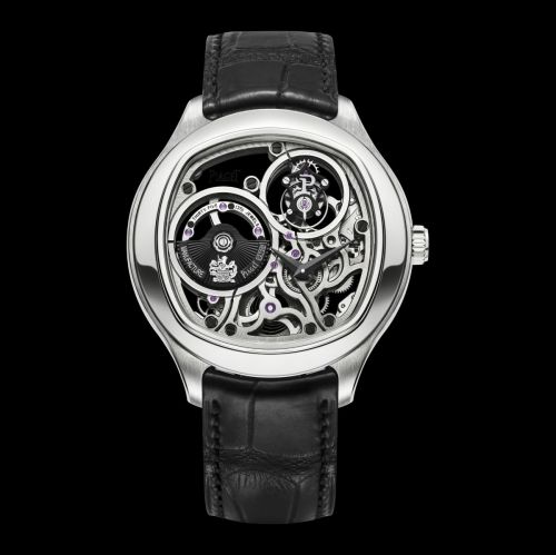 Emperador Coussin Tourbillon Skeleton White Gold