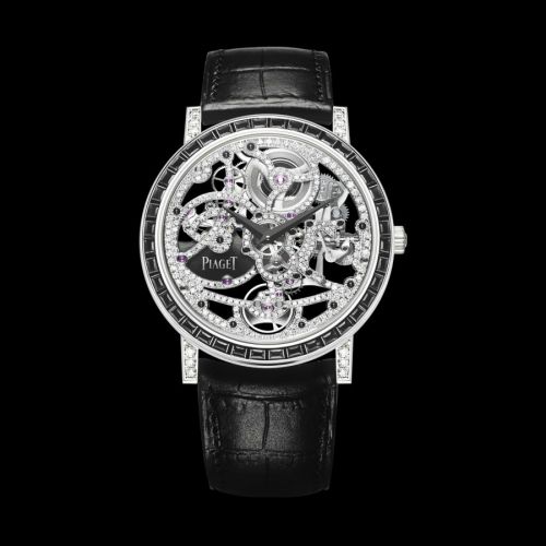Altiplano Skeleton White Gold Black Diamonds