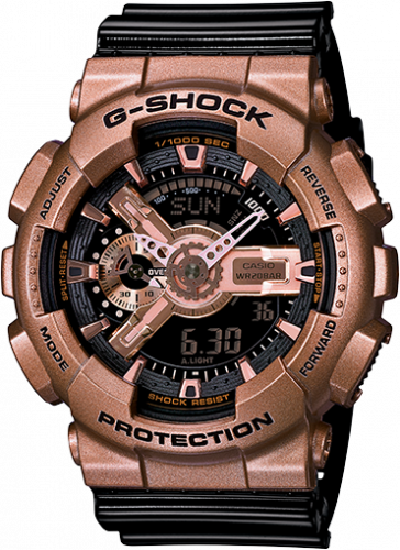 GA-110GD-9B2 Black x Rose Gold