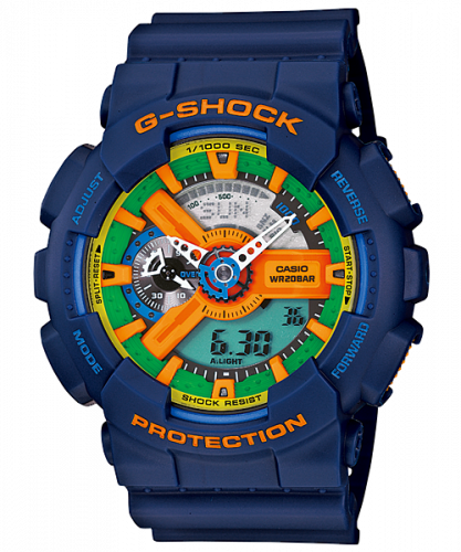 GA-110FC-2A Blue Green