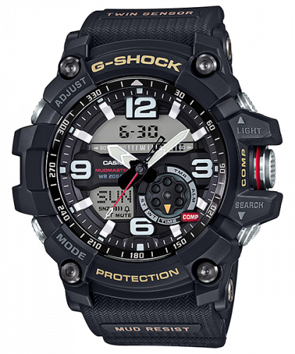 G-Shock Mudmaster Twin Sensor Black / Black