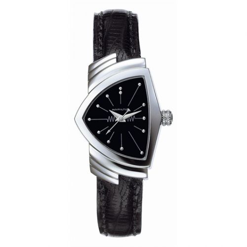Ventura Quartz Stainless Steel / Black