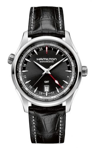 Jazzmaster GMT 42mm Black Dial