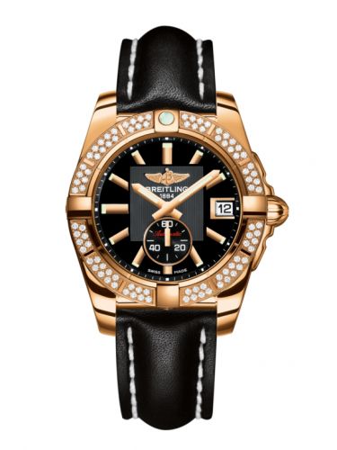 Galactic 36 Automatic Rose Gold / Diamond / Volcano Black / Calf