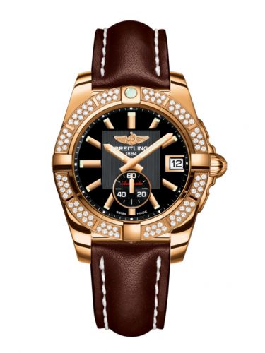 Galactic 36 Automatic Rose Gold / Diamond / Volcano Black / Calf