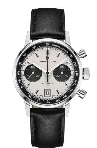 Intra-Matic 68 Auto Chrono Stainless Steel / Silver / Strap