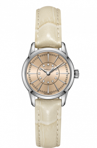 Railroad Lady Quartz Steel / Champagne