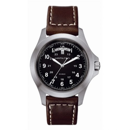 Khaki Field King Quartz Stainless Steel / Black
