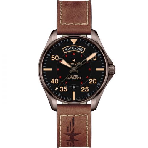 Khaki Pilot Day Date PVD / Black
