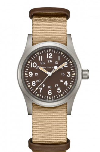 Khaki Field Mechanical 38 Brown