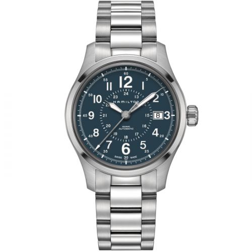 Khaki Field Auto 40 Stainless Steel / Blue / Bracelet