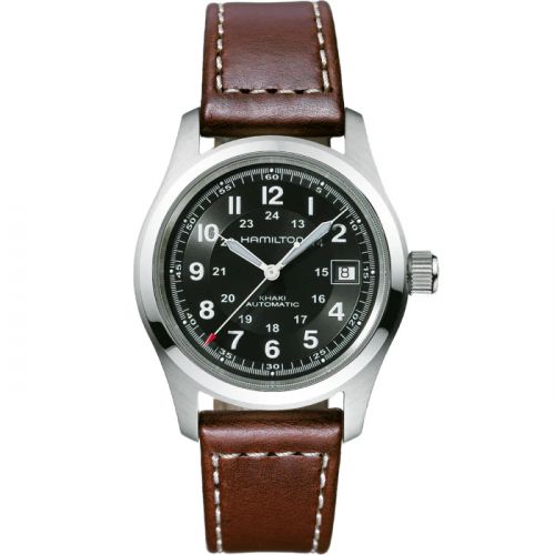 Khaki Field Automatic 38 Stainless Steel / Black