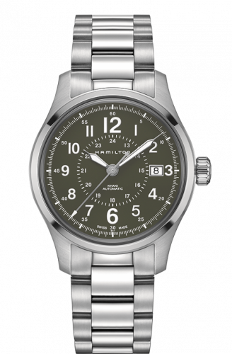 Khaki Field Automatic 40mm Green / Bracelet
