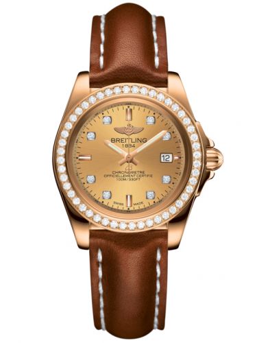 Galactic 32 Sleek Edition Rose Gold / Diamond / Golden Sun Diamond / Calf