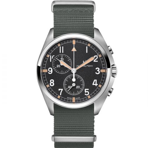 Khaki Aviation Pilot Pioneer Chrono Quartz / NATO