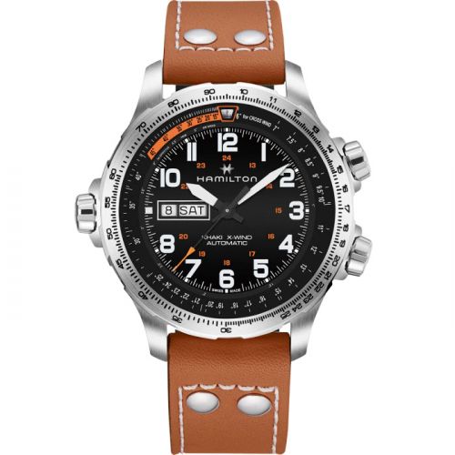 Khaki Aviation X Wind Day Date Auto Black