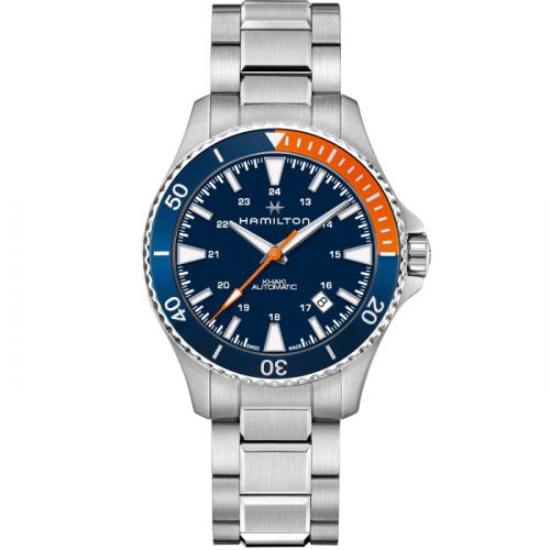 Khaki Navy Scuba Auto Stainless Steel / Blue / Bracelet