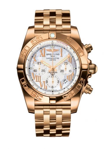 Chronomat 44 Rose Gold / Pearl Roman / Bracelet