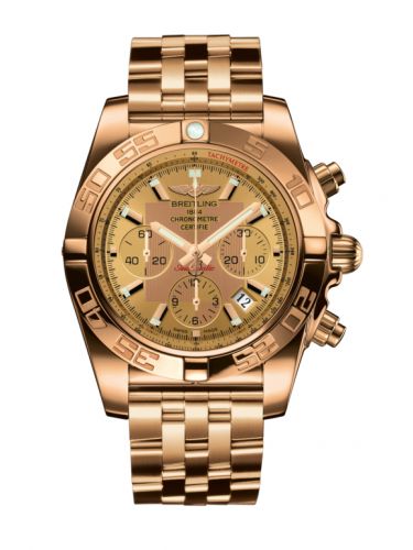 Chronomat 44 Rose Gold / Golden Sun / Bracelet