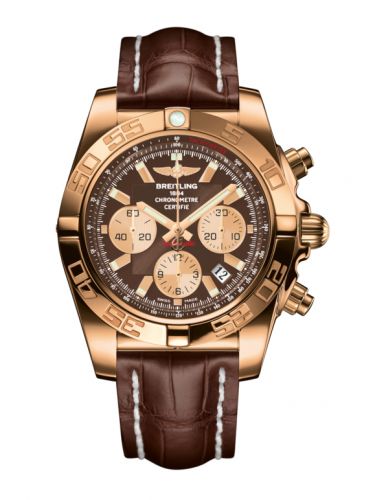 Chronomat 44 Rose Gold / Metallica Brown / Croco
