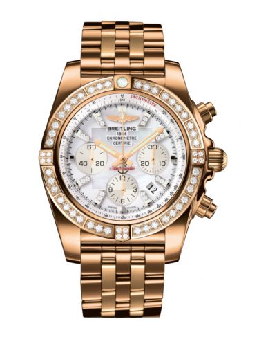 Chronomat 44 Rose Gold / Diamond / Pearl Diamond / Bracelet
