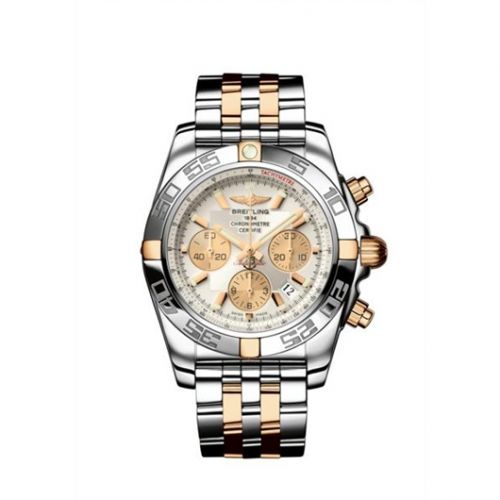 Chronomat 44 Stainless Steel / Rose Gold / Cream