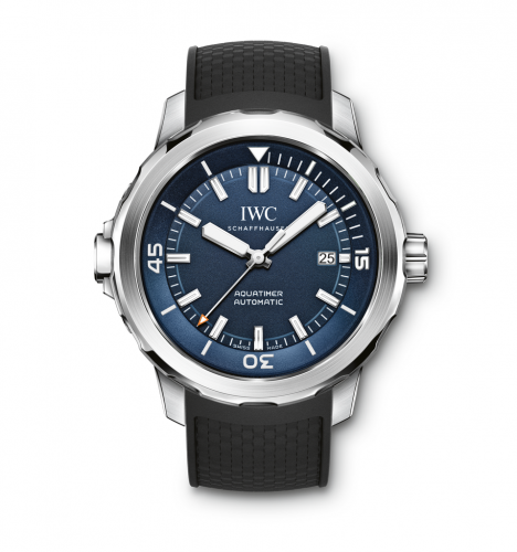 Aquatimer Automatic Stainless Steel / Blue / Rubber / Expedition Jacques-Yves Cousteau