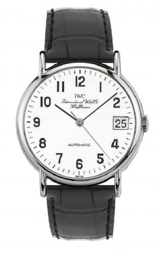 Portofino Automatic Stainless Steel / White - Railroad / Strap