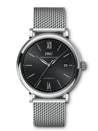 Portofino Automatic Stainless Steel / Black / Long Milanese