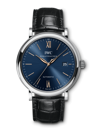 Portofino Automatic Stainless Steel / Blue / Alligator