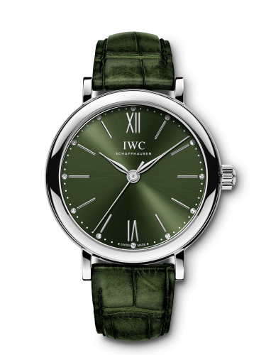 Portofino 34 Stainless Steel / Green / Santoni