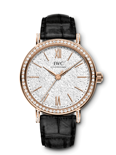 Portofino 34 Rose Gold / Diamond / Silver-Embossed / Santoni