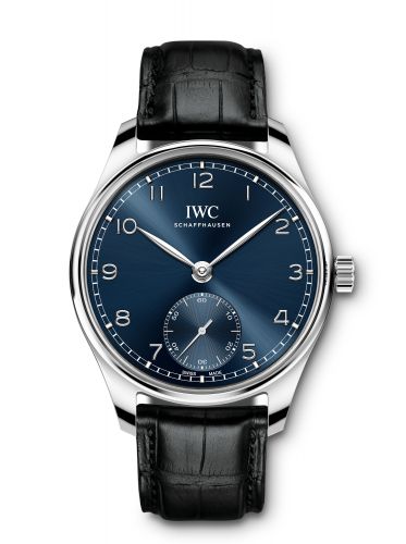 Portugieser Automatic 40 Stainless Steel / Blue / Alligator