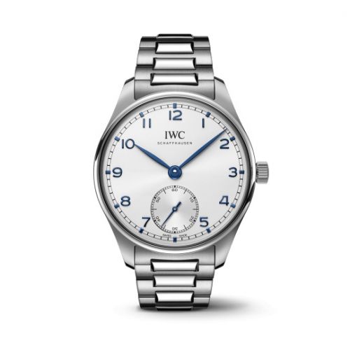 Portugieser Automatic 40 Stainless Steel / Silver - Blue / Bracelet