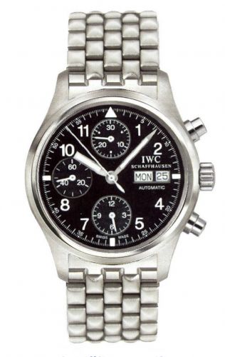 Pilot's Watch Chronograph Stainless Steel / Black / English / Bracelet