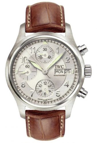 Pilot's Watch Spitfire Chronograph Stainless Steel / Silver / German / Strap