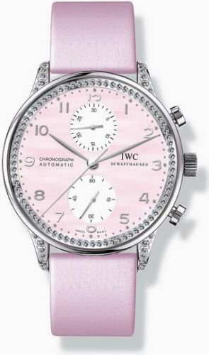 Portuguese Chrono-Automatic White Gold / Pink MOP / Diamond
