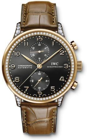 Portuguese Chrono-Automatic Rose Gold / Black / Diamond